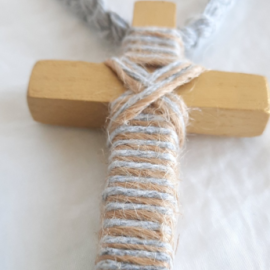 Cruces de comunión con cordón. Cruz de madera comunión personalizada