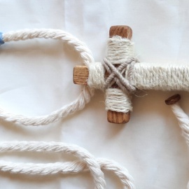 Cruces de comunión con cordón. Cruz de madera comunión personalizada