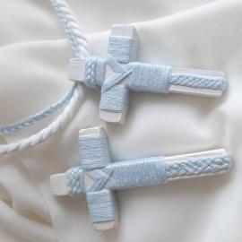 Cruces de comunión con cordón. Cruz de madera comunión personalizada